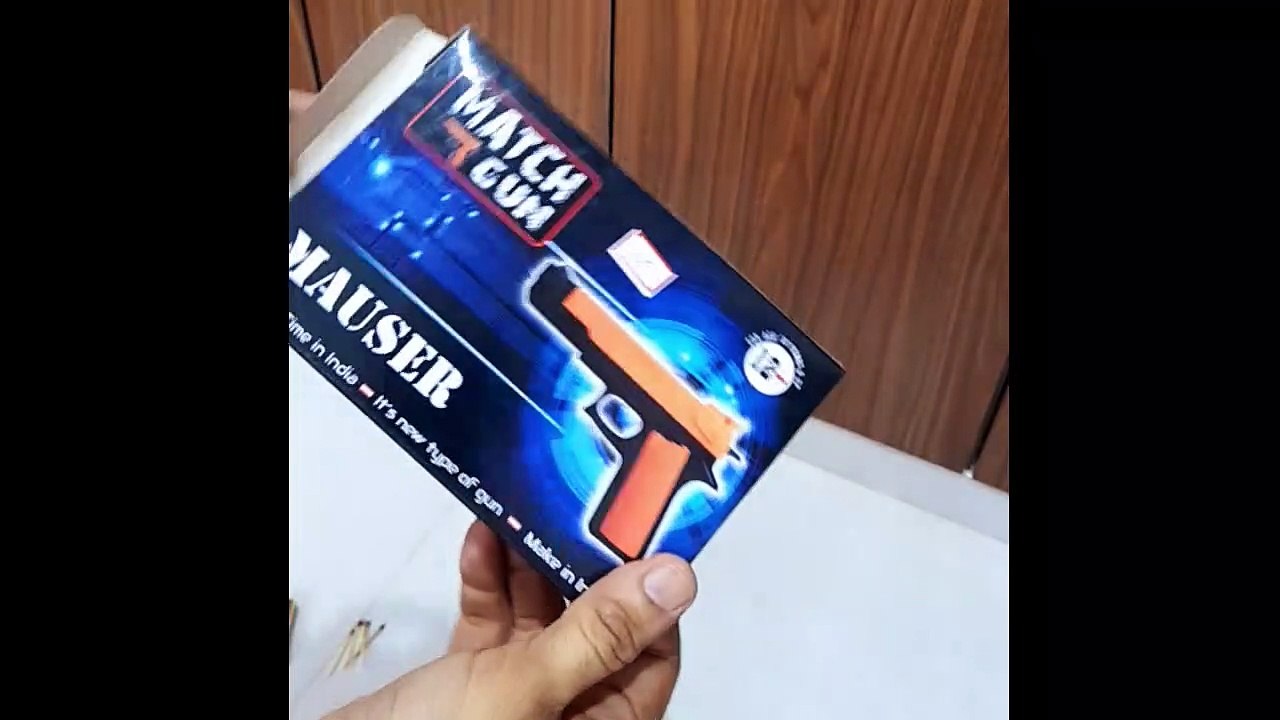 Match Gun Toy Match Stick Diwali Gun for Kids, No Bullets Required for Matchstick Gun, Complete Safe Diwali Gun for Kids