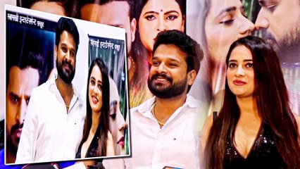 रितेश पांडेय अपनी नयी फिल्म के  ट्रेलर लांच पर काफी मस्तीभरे अंदाज में