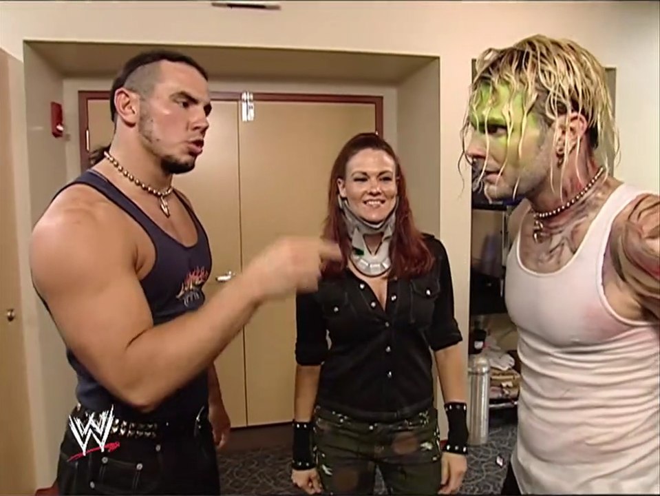 WWE RAW - Lita motivates Jeff Hardy - 07.01.2002