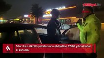 5'inci kez alkollü yakalanınca ehliyetine 2036 yılına kadar el konuldu