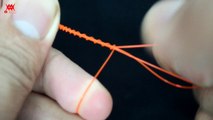 How to tie a swivel for fishing easily and strongly