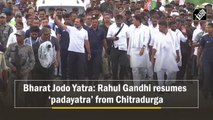 Rahul Gandhi resumes Bharat Jodo Yatra from Chitradurga