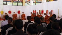 Buddhist funeral rites held before cremation of nursery massacre victims