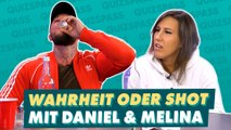 Extremer Beziehungstest: Daniel und Melina spielen Wahrheit oder Shot!