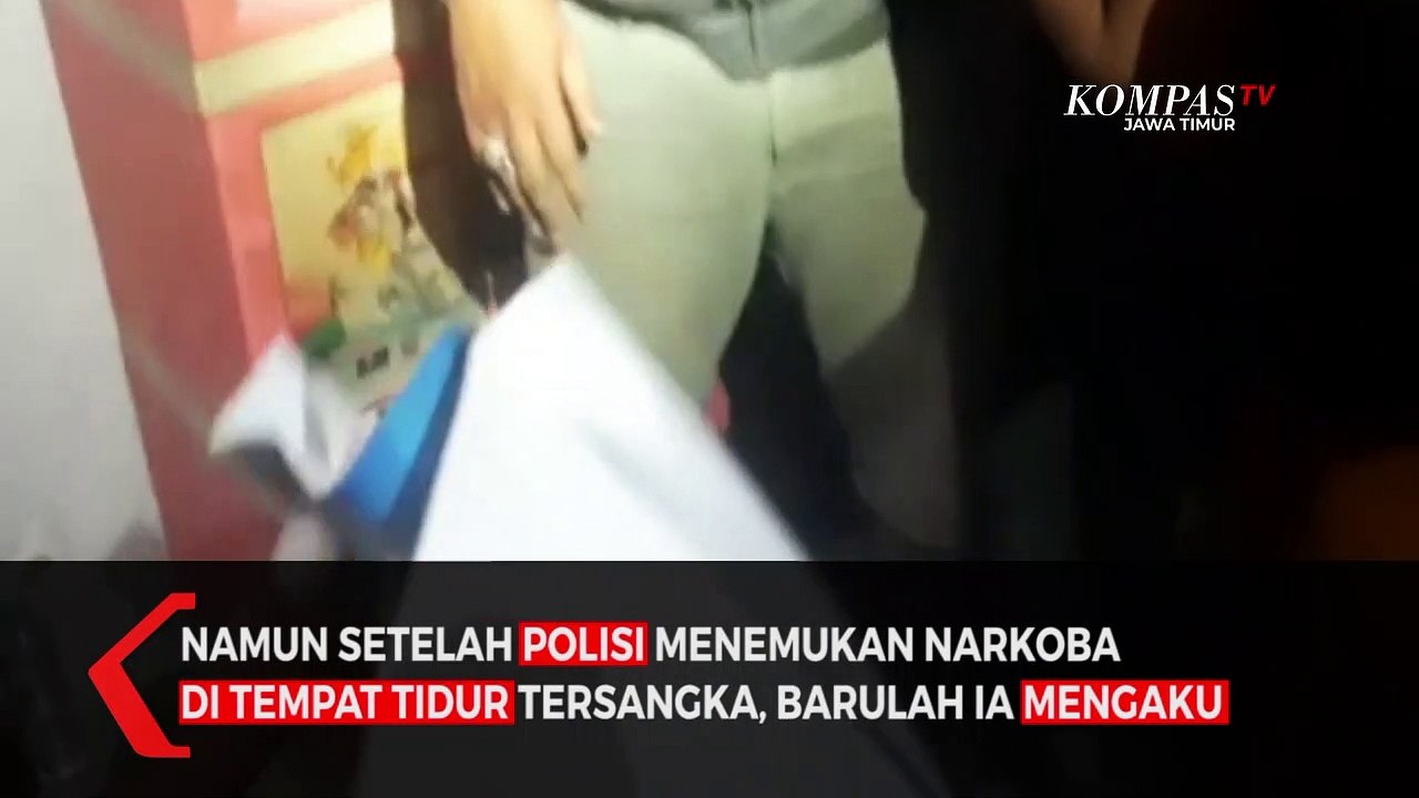 Berontak dan Nangis , Pengedar Narkoba Bangkalan Digerebek