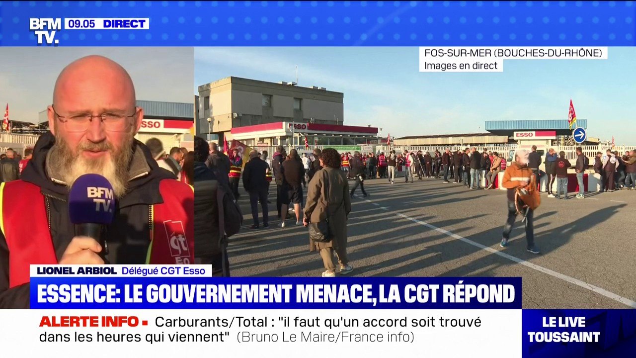 Lionel Arbiol, délégué CGT Esso: "La mobilisation continue, nous attendons un signe de la direction pour parler vraiment de la rémunération"