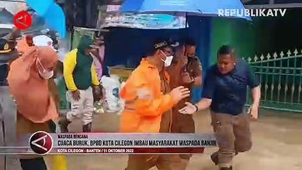 Cuaca Buruk, BPBD Cilegon Imbau Masyarakat Waspadai Banjir