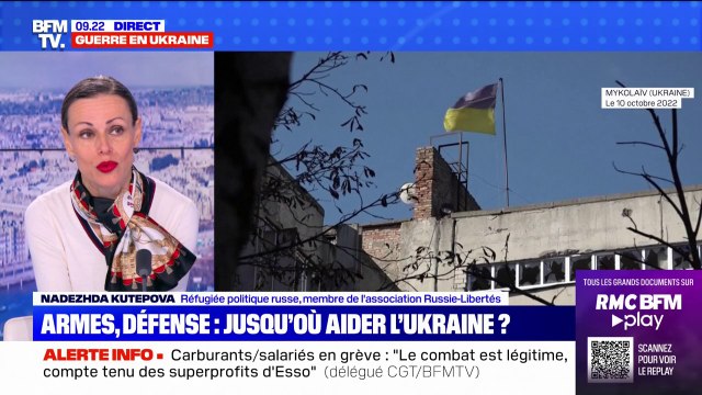 Guerre en Ukraine: Vladimir Poutine ne s'arrêtera pas si l'Ukraine est cédée , affirme une réfugiée politique russe