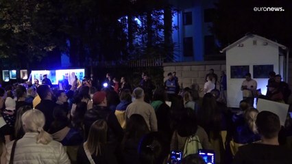 Протесты против войны в европейских городах