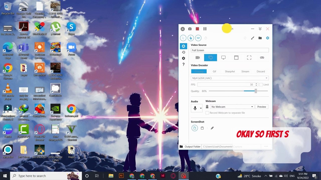 Record Screen in Windows