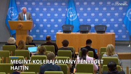 Megint kolerajárvány fenyeget Haitin