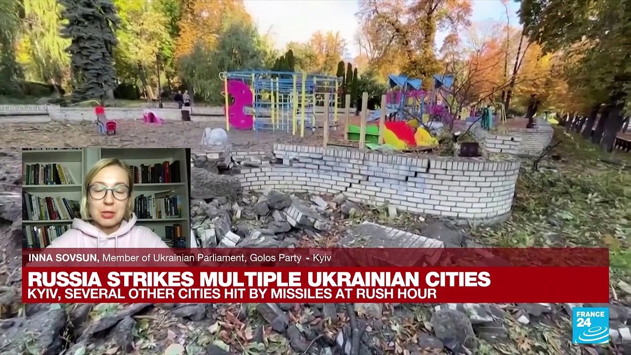 Russia targets Ukrainian energy & infrastructur...