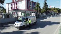 Afyon haberi... Bolvadin'de polis, denetimlerini gece de sürdürdü