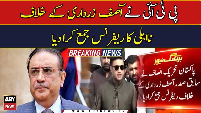 PTI submitted reference of disqualification against Asif Zardari