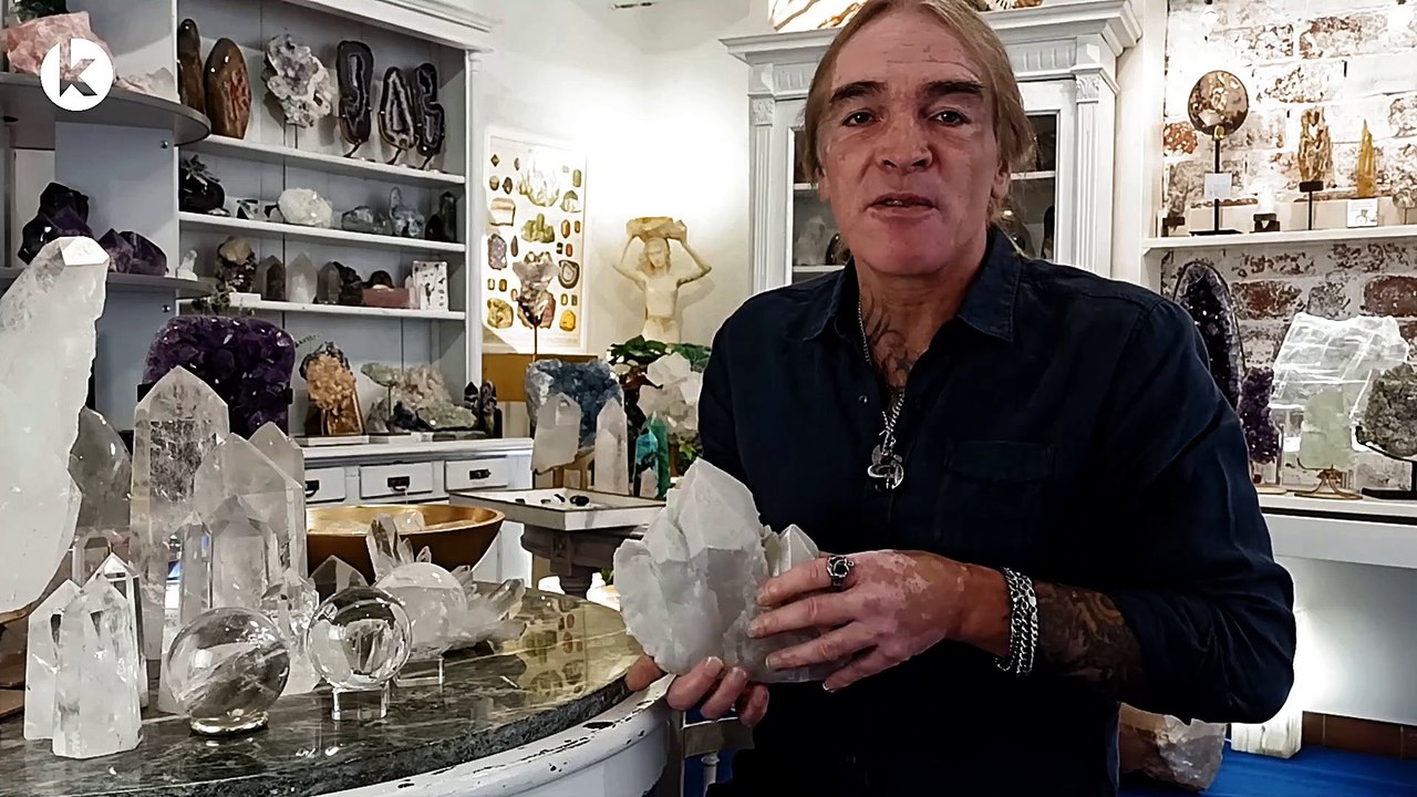 Dekorative Mineralien: Bergkristall