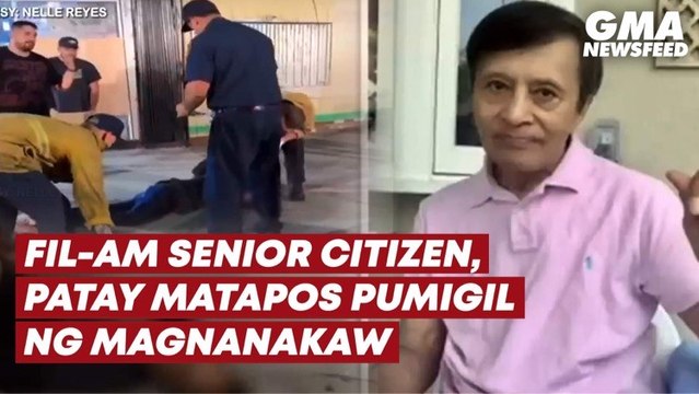 Fil-Am, patay matapos pumigil sa mga magnanakaw | GMA News Feed