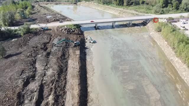 Bartın gündem haberi | Bartın Irmağı'nda ıslah çalışmaları devam ediyor