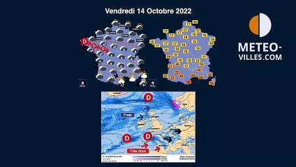 prévisions météo villes du mardi 11 octobre 2022