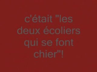 stickmans en folie 1 :Les deux écoliers qui se font chier!