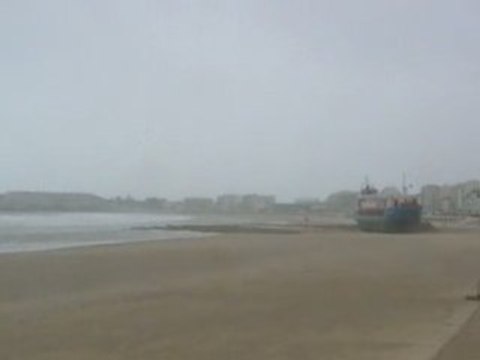 cargo échoué artemis sables d'olonne