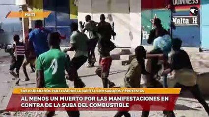 Al menos un muerto por las manifestaciones en contra de la suba del combustible