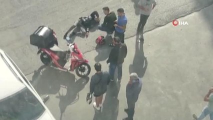 Son dakika haberi: Arnavutköy'de otomobille motosiklet çarpıştı: 1 yaralı