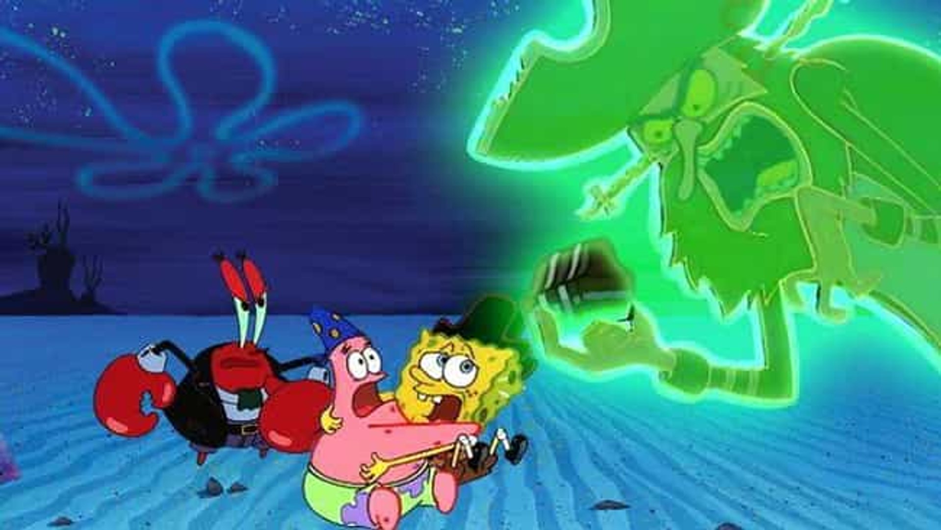 Flying Dutchman Spongebob Scaring