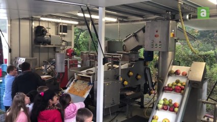 école Sainte-Claire jus de pomme