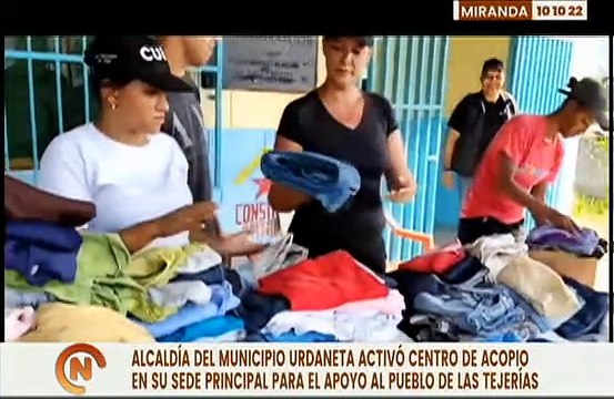 Miranda | Alcaldía del mcpio. Urdaneta activada como centro de acopio en apoyo a Las Tejerías