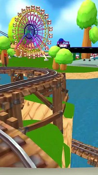 Baby Fun Park Rollercoaster Ride Fun Wooden Roller Coaster Big Fun