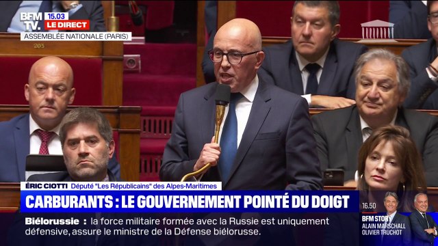 Éric Ciotti sur la pénurie de carburants: Face aux blocages, nous demandons au gouvernement de faire preuve de responsabilité et d'autorité