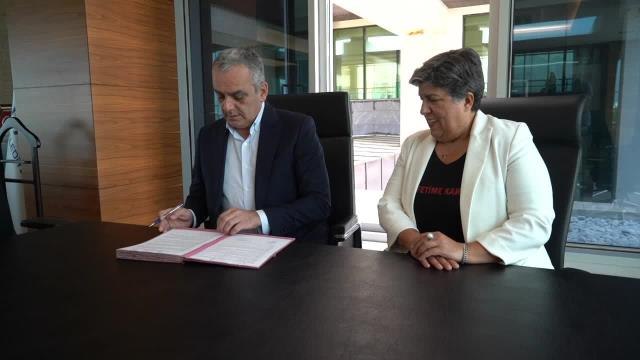 Antalya gündem haberleri... Konyaaltı Belediyesi ile Türkiye Kadın Dernekleri Federasyonu Arasında Protokol İmzalandı, Semih Esen: Biz, Sonuna Kadar Şiddetin Karşısında Sizinle...