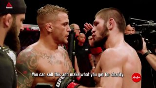 Khabib Poirier Post Fight Exchange