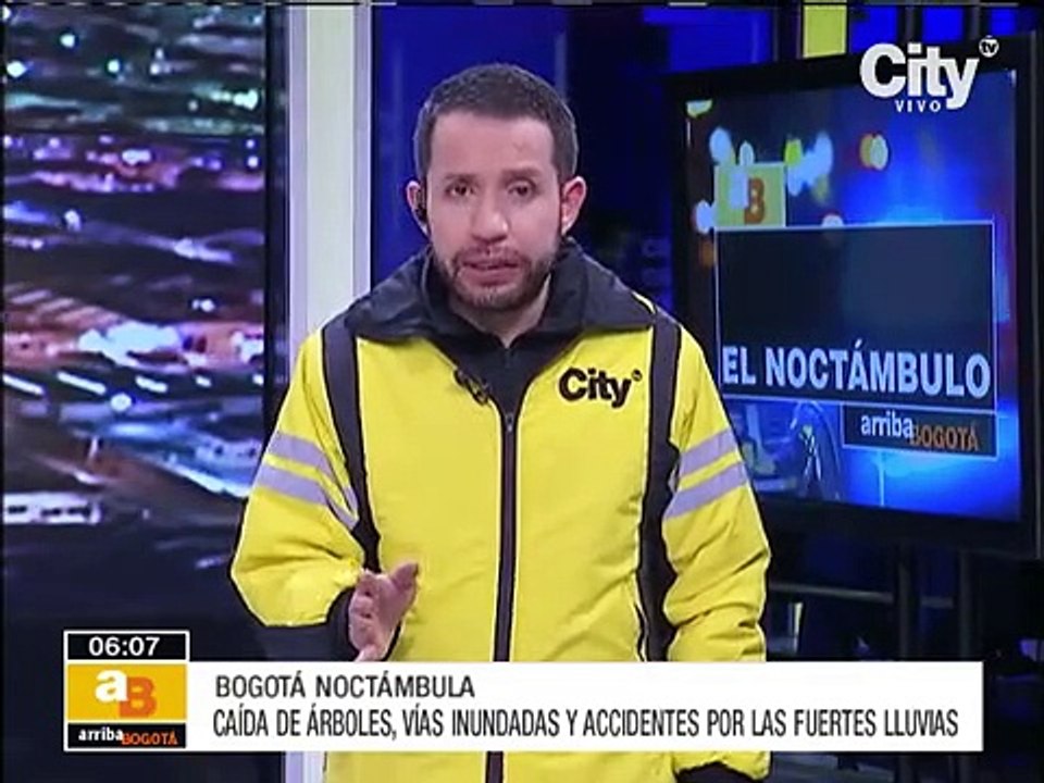 Bogotá Noctámbula: Fuertes lluvias causan caída de árboles y accidentes viales | CityTv