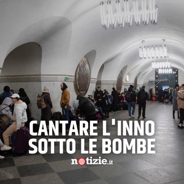 Guerra Ucraina, a Kiev bambini nei rifugi cantano l'inno nazionale dopo l'attacco russo
