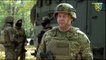 Ukraine soldiers conduct training near border with Belarus