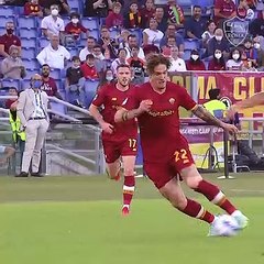 Nicolo Zaniolo Gol bersama Roma...