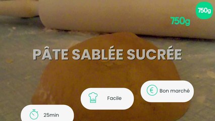 Pâte sablée sucrée