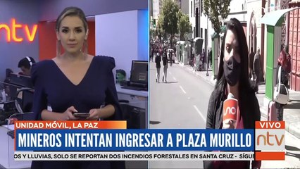 UTOP resguarda los ingresos a Plaza Murillo