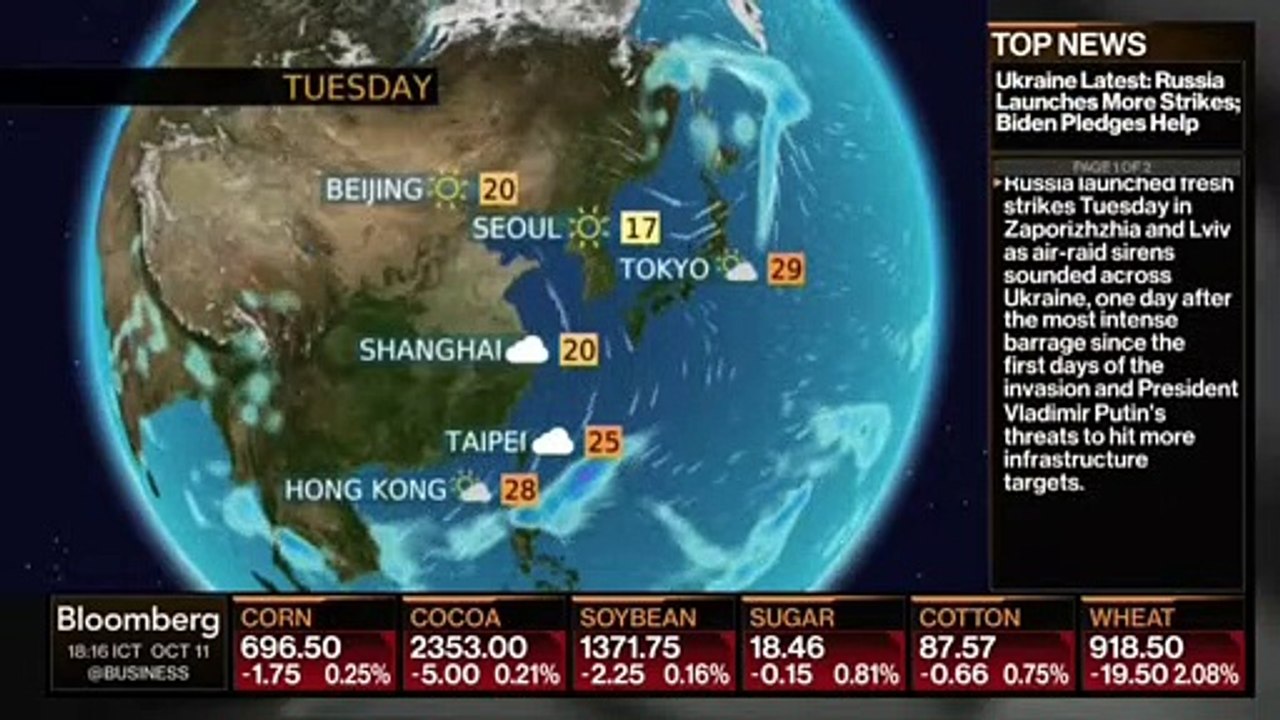 Bloomberg Weather - 11 Oct. 2022
