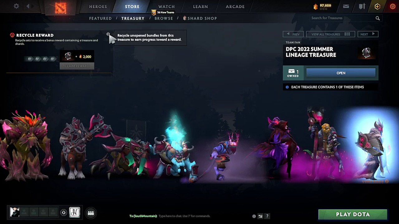 Dota 2 - Battle Pass 2022 Treasure Reward Claim!!!