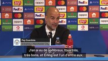 Groupe G - Guardiola estime qu'Haaland fait partie des meilleurs attaquants qu'il a entraîné