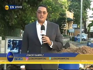 #ElDia / Alcaldía del DN trabaja en corregir socavón en la calle Rosa Duarte  / 11 octubre 2022