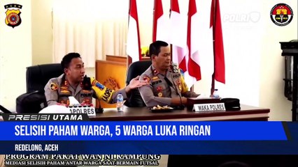 Kapolres Bener Meriah Fasiilitasi Mediasi Warga yang Berselisih Paham