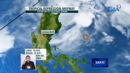 Signal Number 1, itinaas sa ilang lugar sa bansa | Saksi