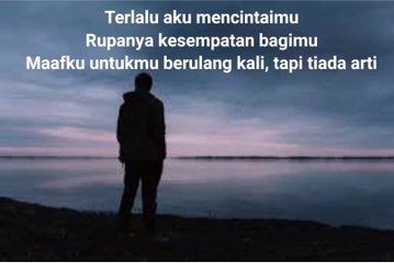 Arief, tak sedalam ini