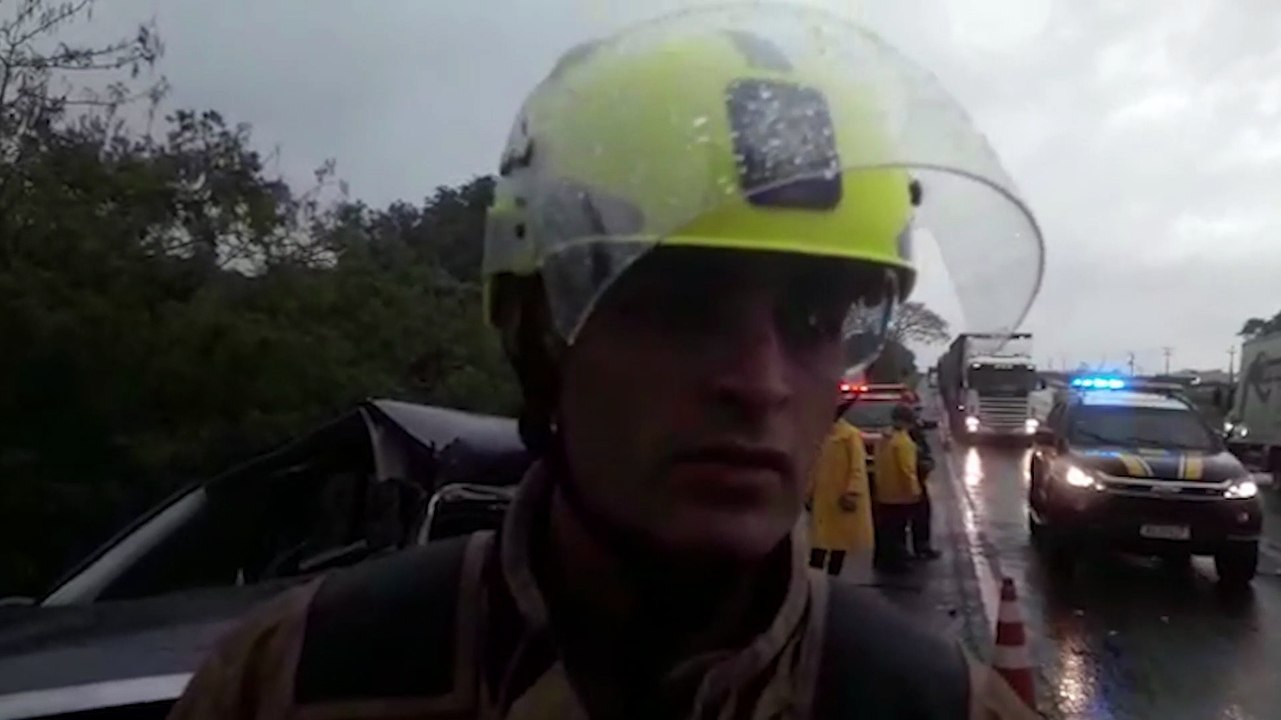 Tenente do Corpo de Bombeiros dá detalhes sobre grave acidente na BR-369