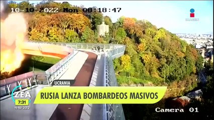 Ucrania llama "Estado terrorista" a Rusia tras bombardeos