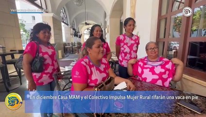 Casa MAM y el Colectivo Impulsa Mujer Rural rifarán una vaca en Veracruz