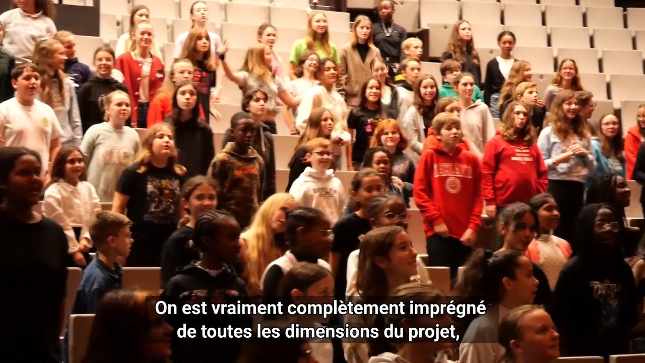 Nuits de Champagne - les collégiens du Chœur de l’Aube se préparent